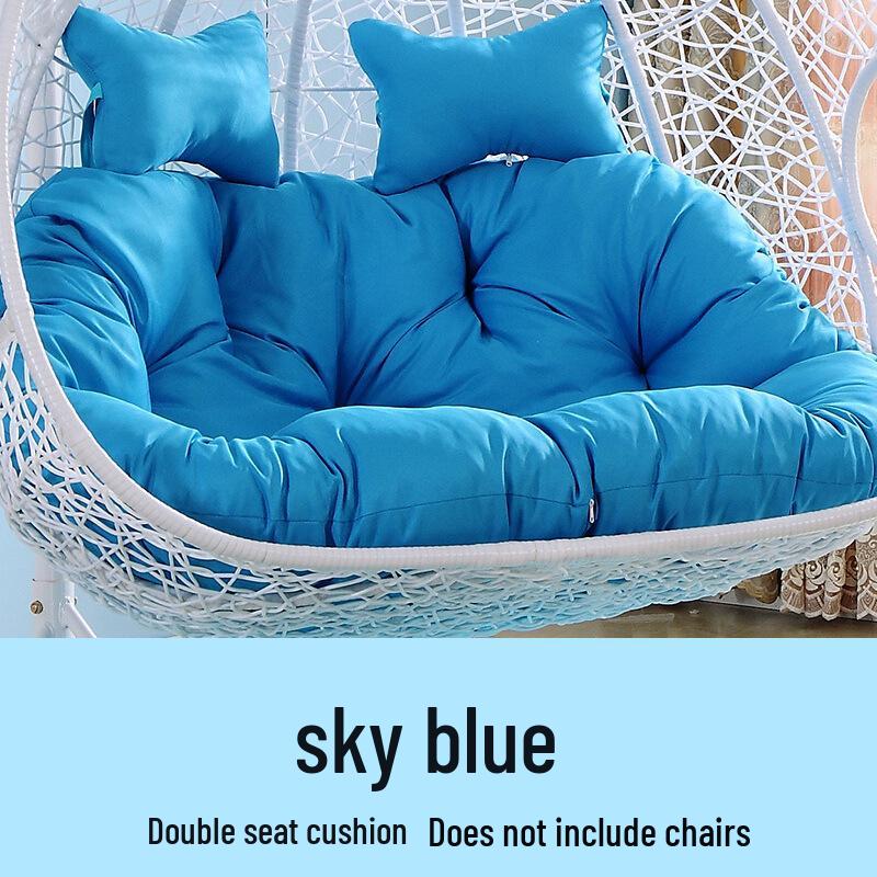 Double Hammock Hanging Chair Cushion - Thick, Washable Rattan Chair Cover for Autumn