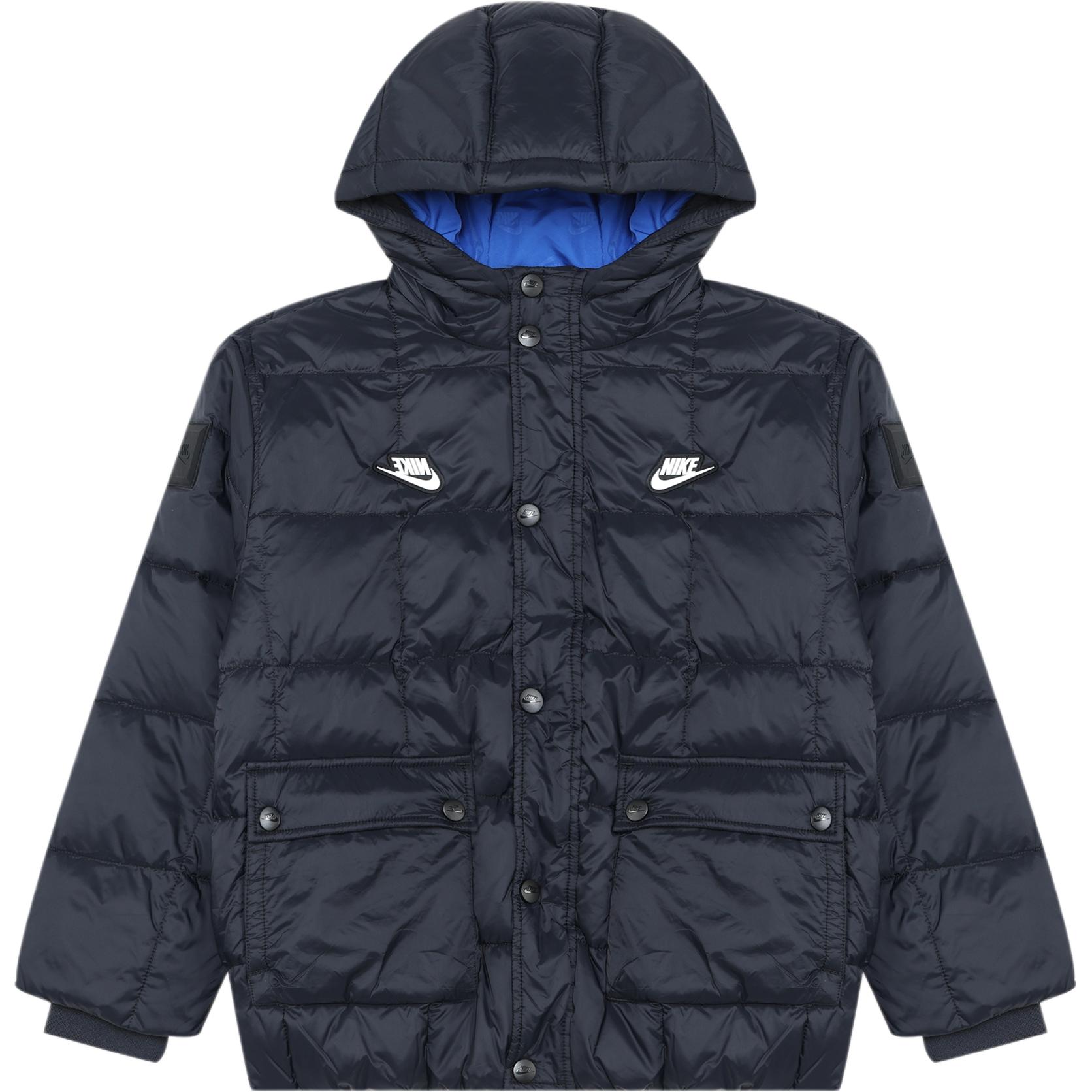 

Nike Premium Woven Hooded Warm Long Sleeve Jacket With Large Pockets Kids jackets IQ6136-010 L