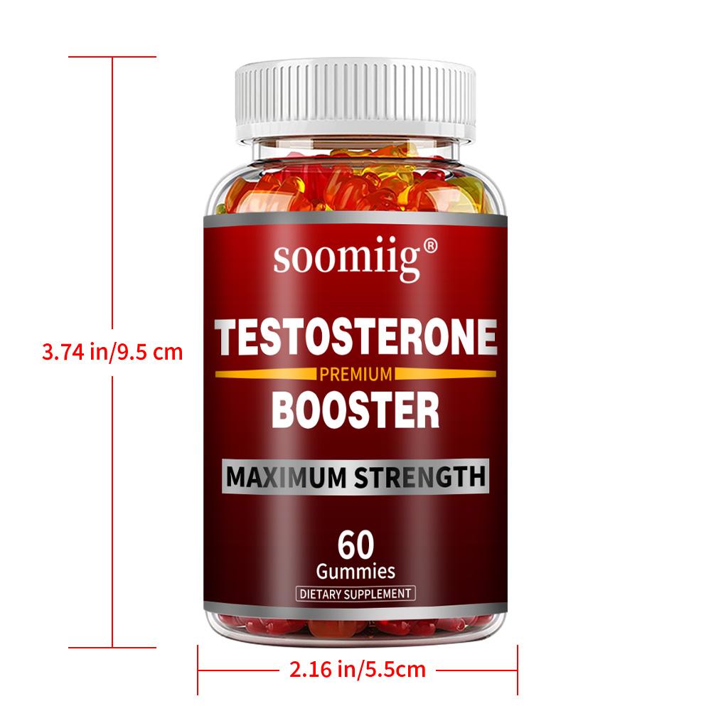 Vitamin B6, Vitamin B12, Sodium, Horny Goat Weed Extract 10:1, 60 Gummies Supplement