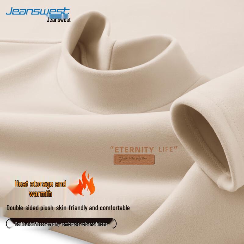 Jeanswest Men s Thermal High-Neck Long Sleeve T-Shirt 3XL