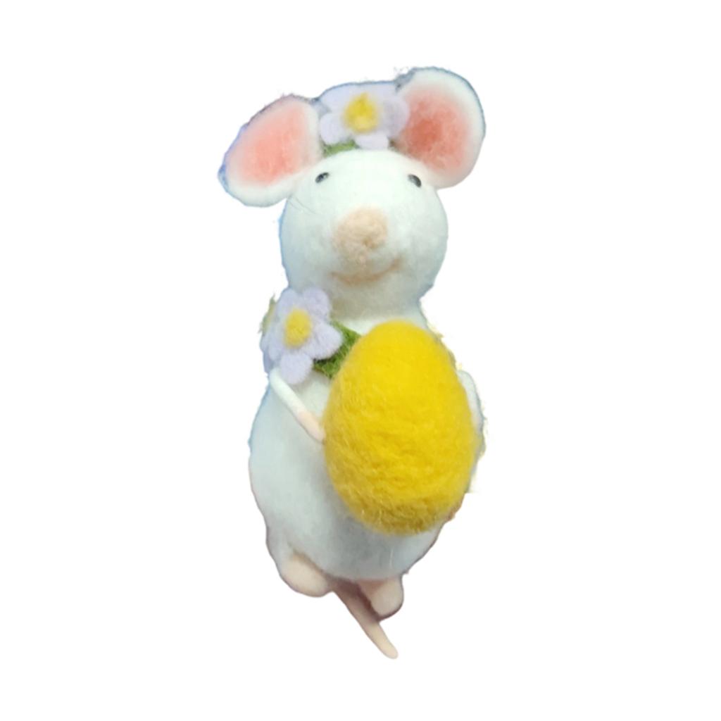 Ostern Süße Wollmaus Dekorationen Wiederauferstandenes Ei Geschenke