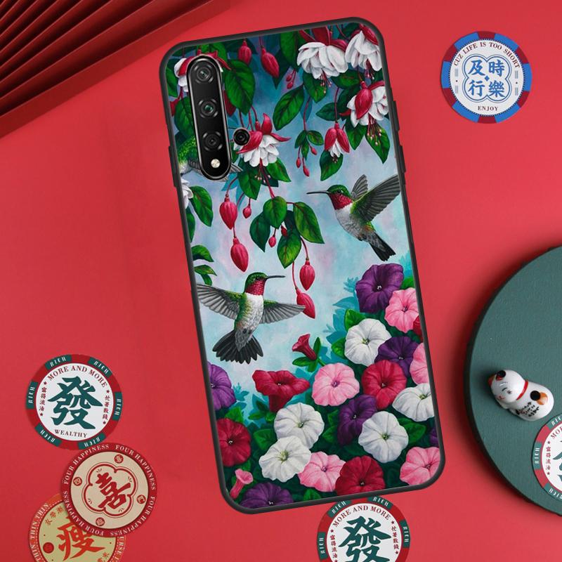 Hummingbird For Huawei Nova Y73 Y72 Y61 Y91 Y90 Y70 Y60 12s 12i 11i 8i 9 10 SE P60 Pro P30 P40 Lite Case