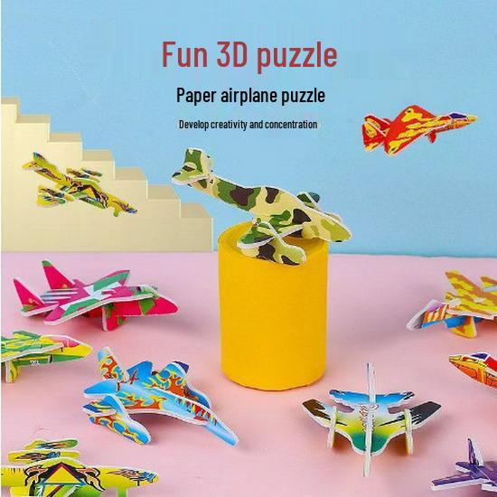 3D Dinosaur & Insect DIY Puzzle for Kids - Handmade Educational Toy Gift
