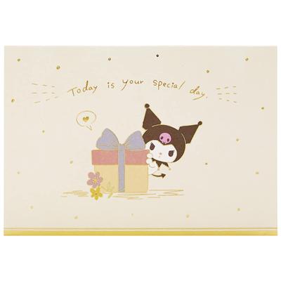 Sanrio Message Card Kuromi Cake and Party Greeting Card Can Be Shipped Overseas SANRIO 734381 BD141-3