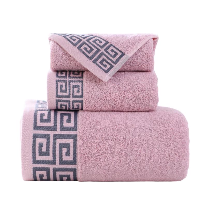Jinhao 4A-Grade Thickened Cotton Towel 3-Piece Set