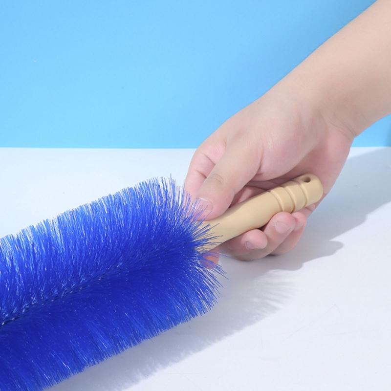 Long Handle Dust Brush 2Pcs for Fan Cover Dust Removal, Plastic Hold Cleaning Brush for Air Outlet Covers and Gaps