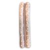 [A3812] - Double Door Draft Excluder 'La Vie Est Belle - En Famille' Beige - 80 Cm