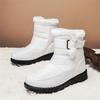 TUINANLE Dámské zimní teplé bavlněné boty s měkkou podrážkou do exteriéru protiskluzové dámské kotníkové boty pánské
