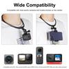 PULUZ Lazy Adjustable Neck Bracket for GoPro Action Cameras (Black)