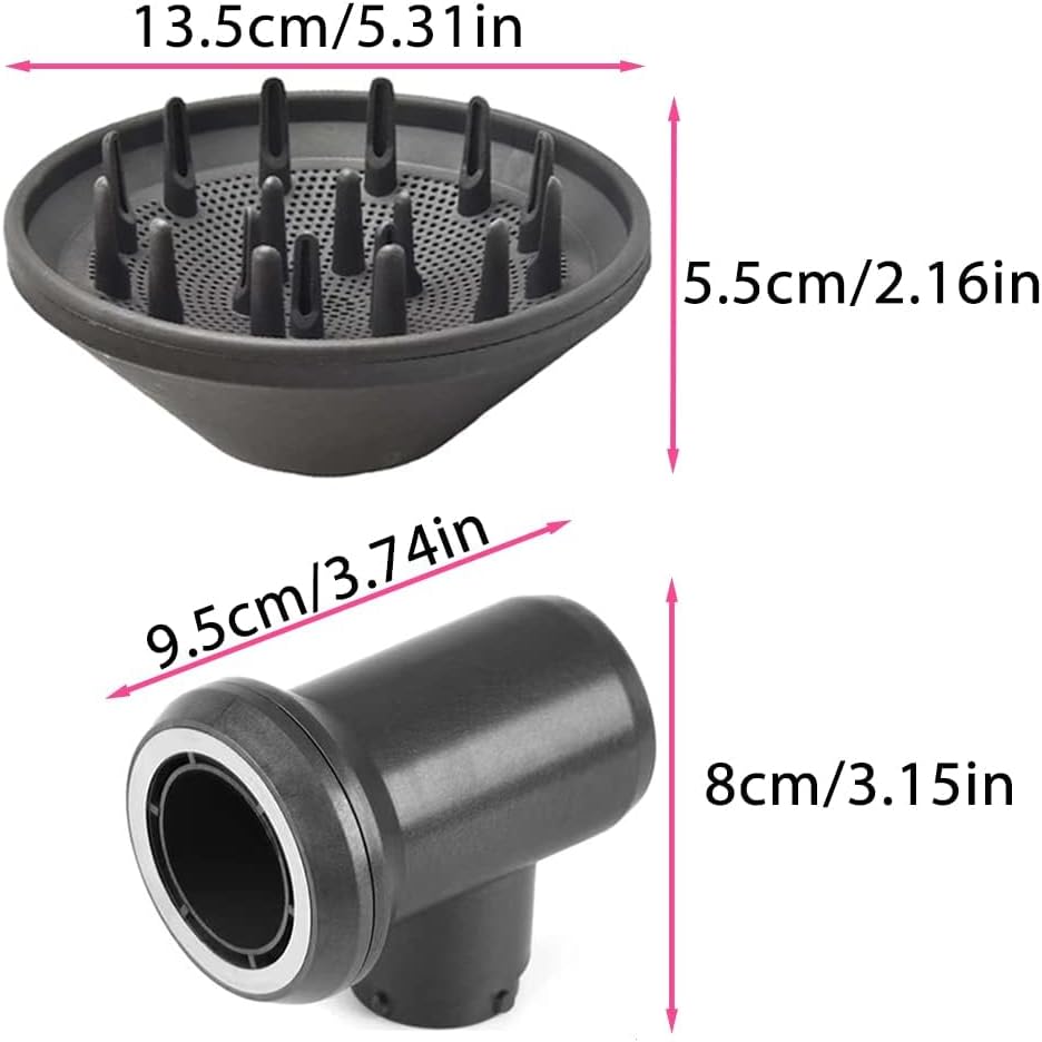 Diffuser & Adaptor Attachment Set for Dyson Airwrap, for Airwrap Styler Into A Hair Dryer Combination