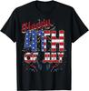 Fireworks Happy 4th Of July US Flag American 4th Of July Gift Unisex T-Shirt