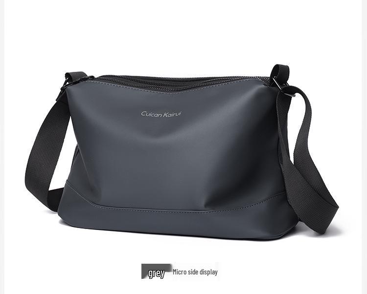 

Мужская модная водонепроницаемая сумка кроссбоди из ткани Оксфорд: Деловая, Повседневная, Сумка через плечо для поездок, Путешествий 8-inch серый