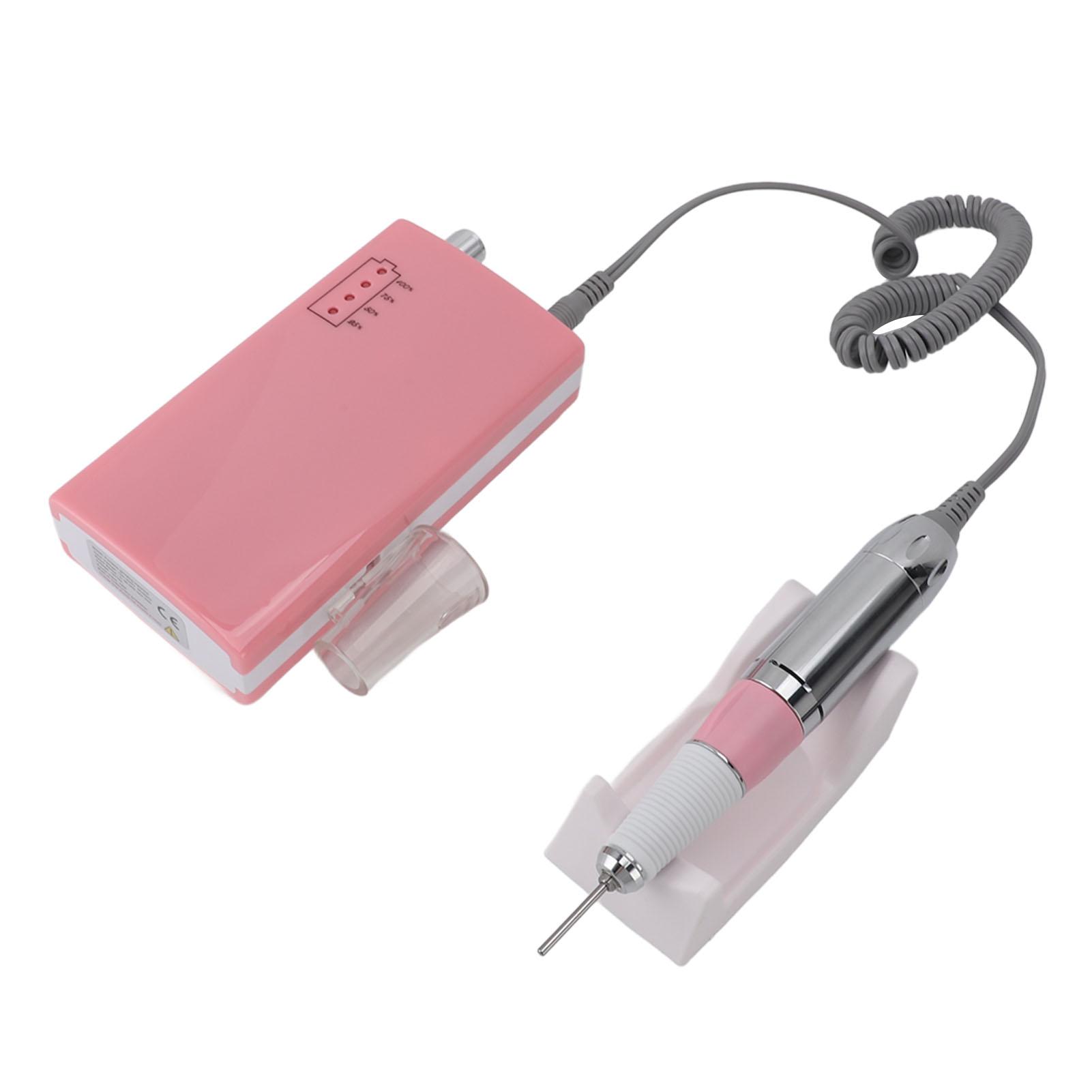 Электрическая дрель для ногтей 30000 об/мин. Высокоскоростная машинка для полировки — фото 8