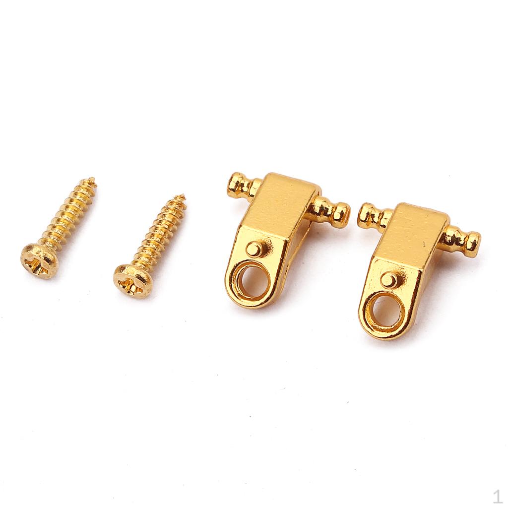 Electric Guitar Parts Roller String Trees Retainer Guides 2Pieces with Screws
