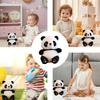 Panda de Plus 25cm Soft Plush Toy Black and White Panda Stuffed Animal Kids Cuddly Toy Birthday Gift