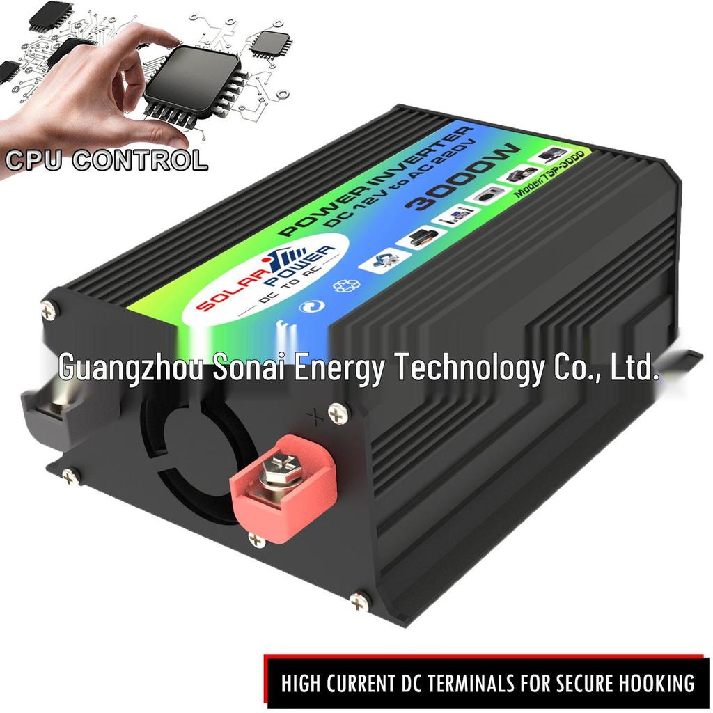 Car Power Inverter 300W 12V to 110V/220V with Dual USB Ports