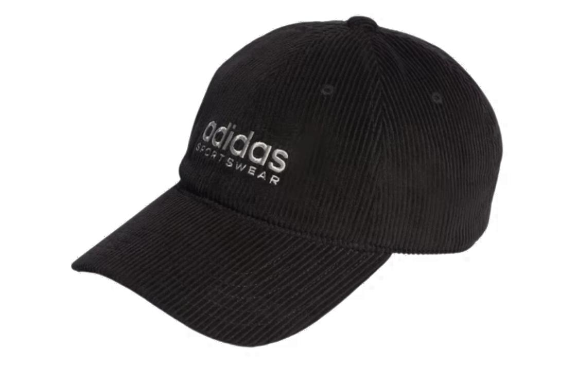 Adidas Corduroy Baseball Caps Unisex Black Black|F|Basic Packaging-Box Not Included