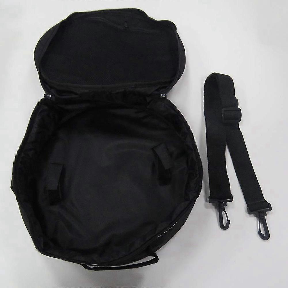Round Scuba Diving Hose Bag Handy Diving Padded BCD Regulator Gear Bag Storage Organizers with Handle Black