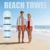Long Microfiber Bath Towel 75x150cm Weight Design For Water Absorption And Softness