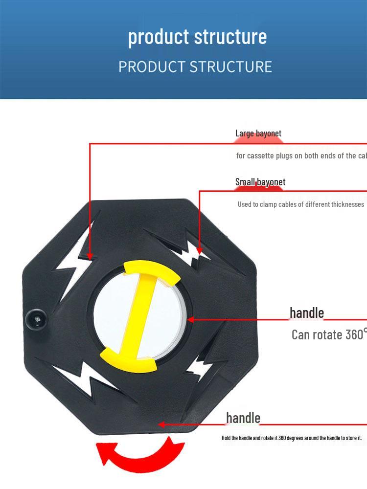 Pusty nawijak na kable i narzędzie do szpul