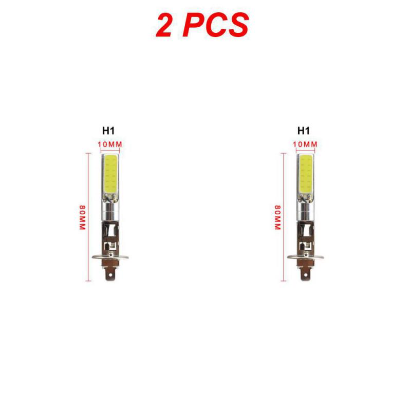 

2 шт. H1 H3 880 881 противотуманные фары белые 6000K фары COB светодиодные фары дальнего/ближнего света лампы дальнего света дневные поворотные огни универсальные