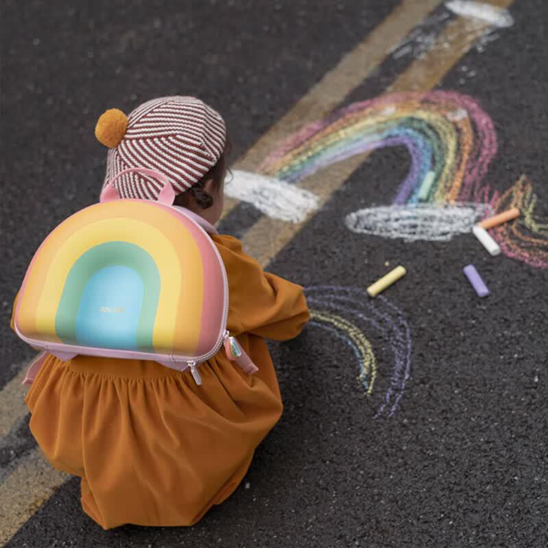 Zoy Zoii Kids Rainbow Backpack for Kindergarten