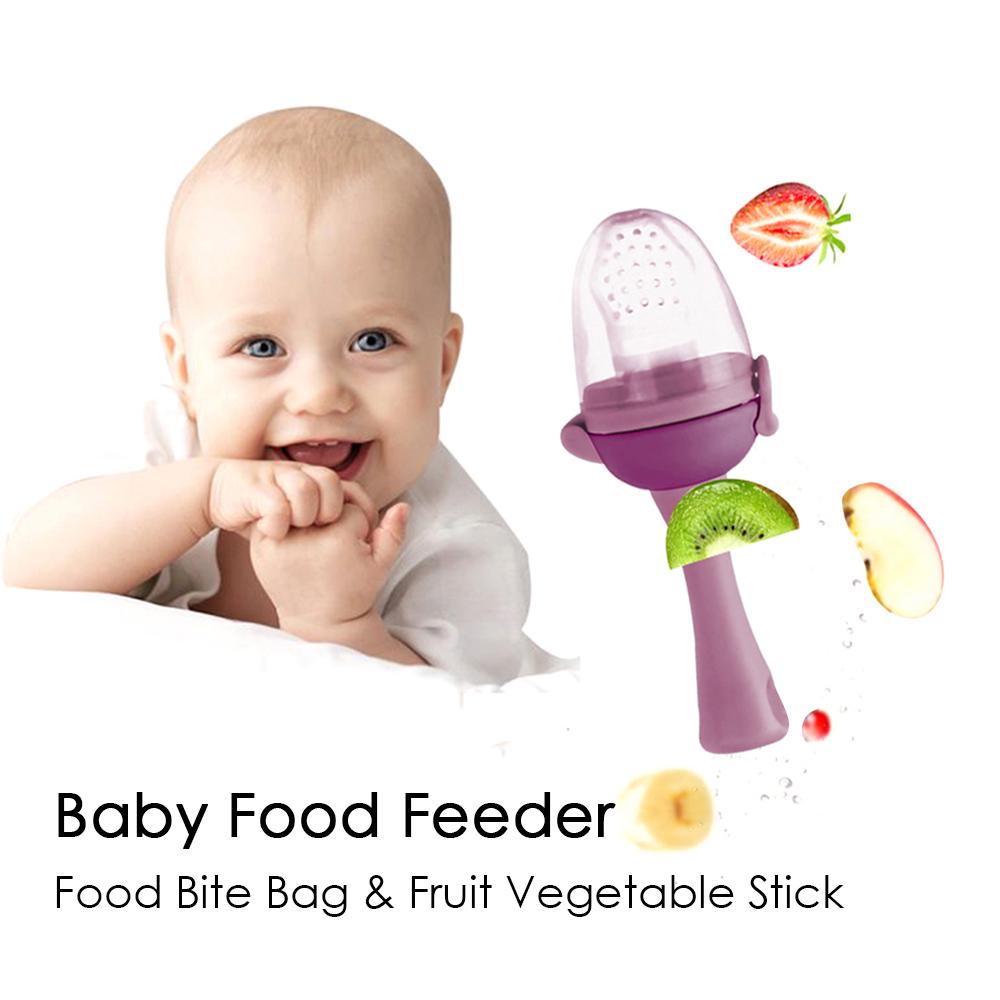 Baby Food Feeder Fresh Fruit Feeder Pacifier Silicone Vegetable Teether