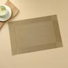 European pvc double frame diagonal frame placemat waterproof and non-slip placemat table mat thermal insulation mat plate mat coaster