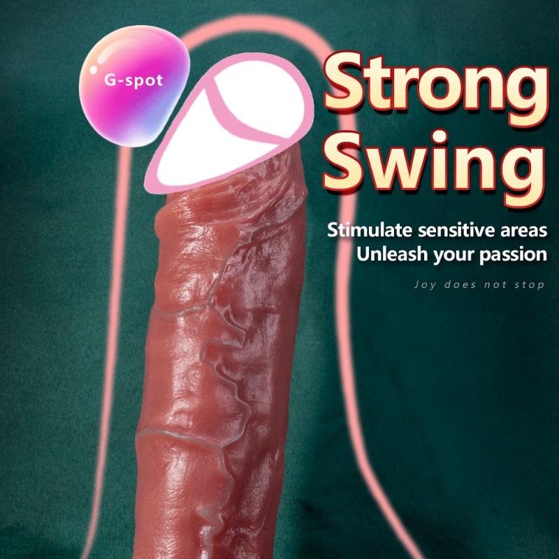 2026 Huge Big Soft Vibrator Heating Realistic Dildo for Woman Men Wireless Telescopic Big Dick Masturbator Penis G Spot Clitoris Stimulator Sex Toys