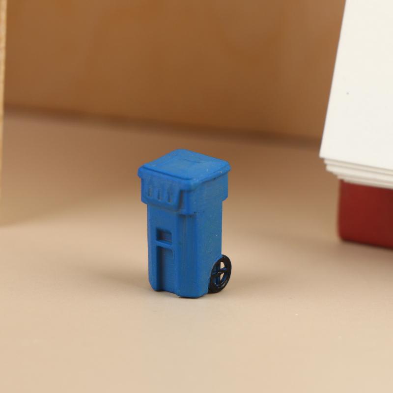 

Sand Table Decoration Ornaments Miniature 1:64 Ratio Mini Trash Can Camping Equipment Bicycle Model Scene Children s Toys