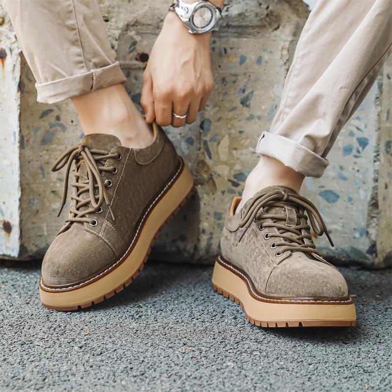 Fashion Casual Genuine leather men's shoes Trendy minimalist style Outdoor Fashion Party leisure walking office Youth quality shoes