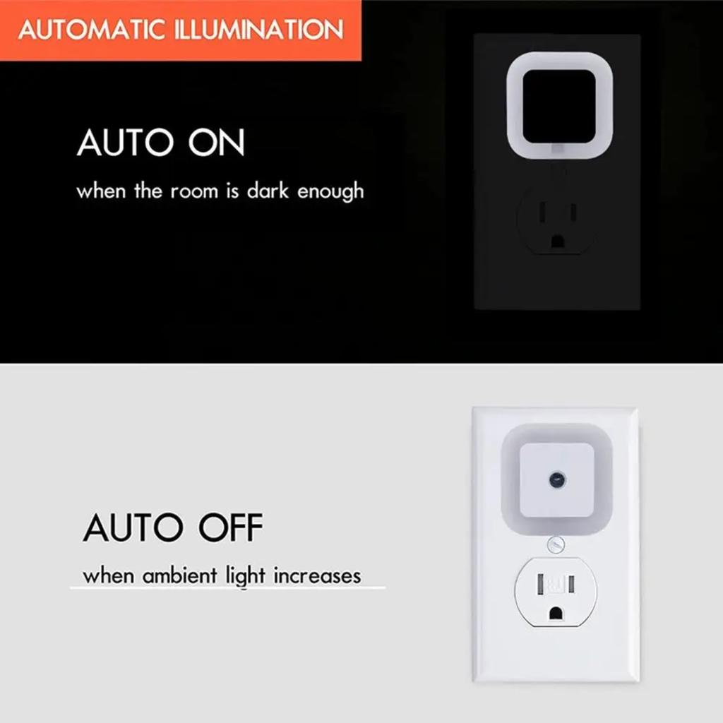 New LED Night Light Wireless Motion Sensor Light EU  Plug Nightlight Lamp  Children  Baby Living Room Bedroom Lighting