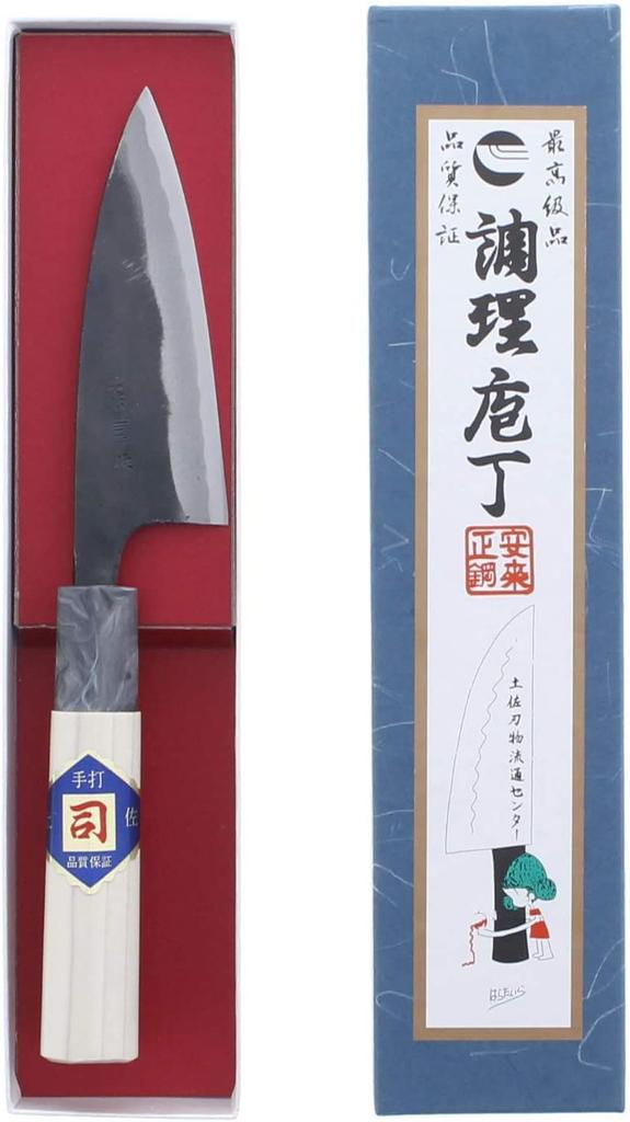 Tosa Cutlery Distribution Center Tosa Cutlery Knife Kurouchi Funyuki Knife White Steel 1 105mm No.