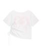 ILLIGO Seso Angel Off-Shoulder T-Shirt White