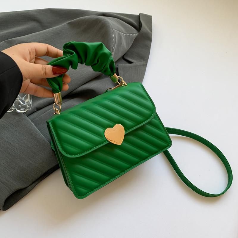 Minimalist Pu Small Square Bag For Daily Use With Shoulder Strap