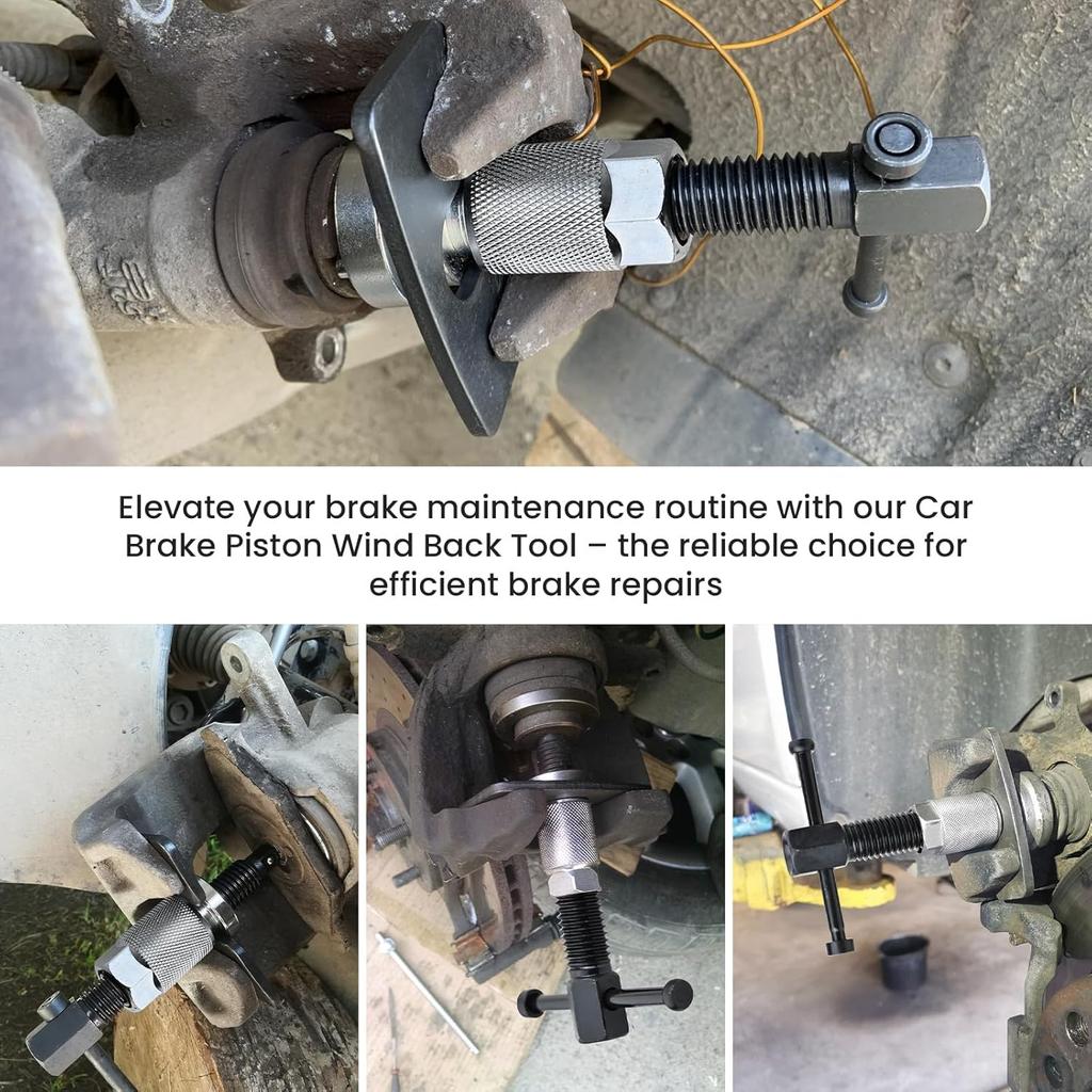 Car Brake Piston Wind Back Tool, Disc Brake Caliper Piston Rewind Tool, Auto Rear Brake Pad Wind Back Tool, Brake Caliper Wind Back Tool For