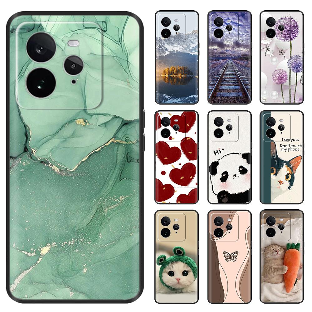 Shockproof Cover For Realme GT 7 Pro Case Animals Painted Soft Silicone Protective Cases For Realme GT7 GT 7 Pro Back Cover Capa