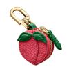 Cute Fruit Coin Purse Zippered Blueberry Wallet Bag Charm Avocado Peach Watermelon Keychain Charm Mini Pouch Gift for Women Girls