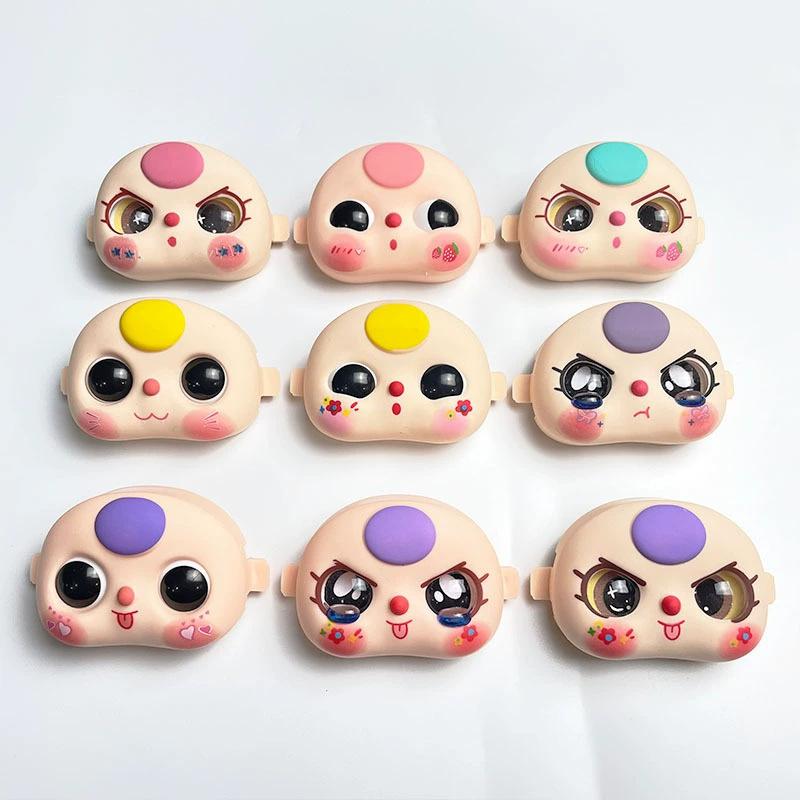 

Набор сменных частей лица, рук и ног для куклы-младенца, 100% игрушка, аксессуары для DIY, случайный стиль