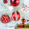 Amazon Christmas decoration 6cm electroplating ball plastic ball special-shaped painted Christmas