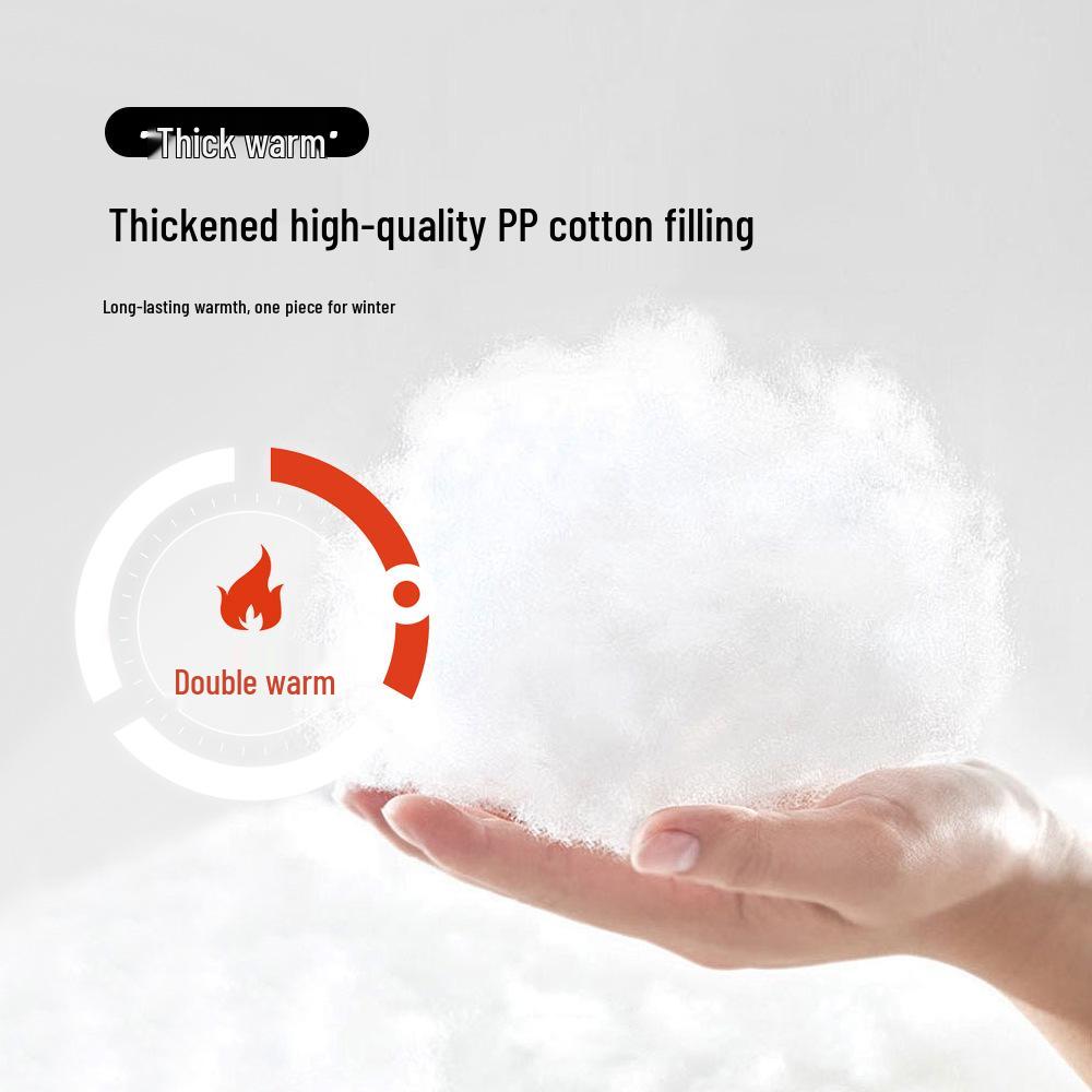 Dog-Friendly Warm Down Jacket, Thickened PP Cotton Filling, Back Opening, Easy On/Off.