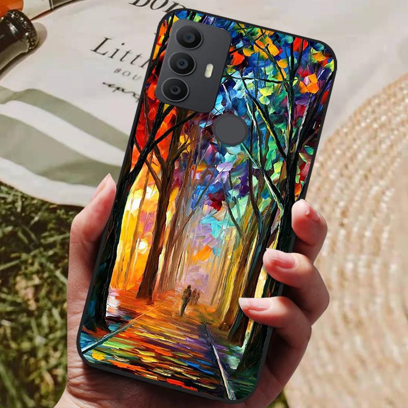 For TCL 30 SE Case 305 TPU Silicone Soft Fashion Phone Cover for TCL 30SE 306 305 Case 6165A Bumper Funda for TCL30SE 6.52 Inch
