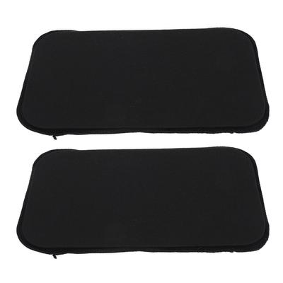 2pcs Abdominal Compression Side Board Sponge Abdominal Plate Support Board for Waist Side Black