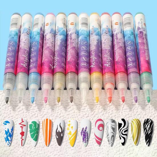 

Удобные ручки для рисования, быстросохнущие несколько цветов, рисунок линии