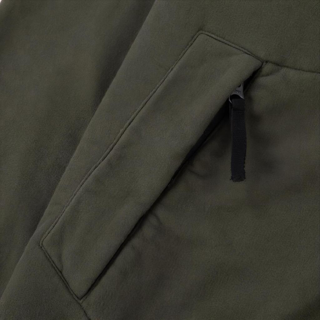 STONE ISLAND Reißverschluss Unifarbene Jacke Herren Jacke Dunkelgrün 731561520-V0059