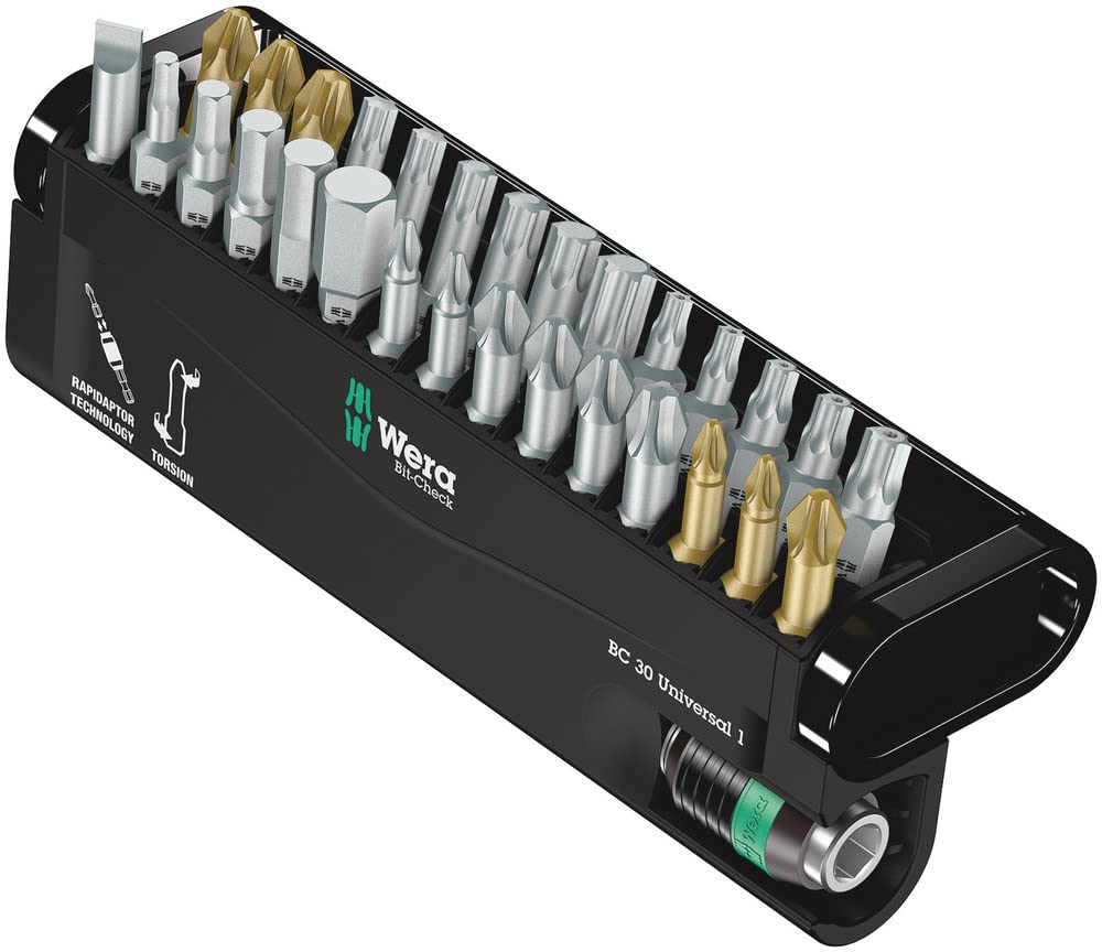 

Wera 05056440001 Bit Bit Set Imported from Set, Check, 31-Piece [Officially Japan]
