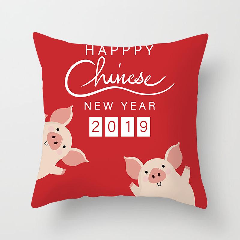 Zuhause Kissen im nordischen Stil Weihnachts-Kissenbezug Kissenbezug