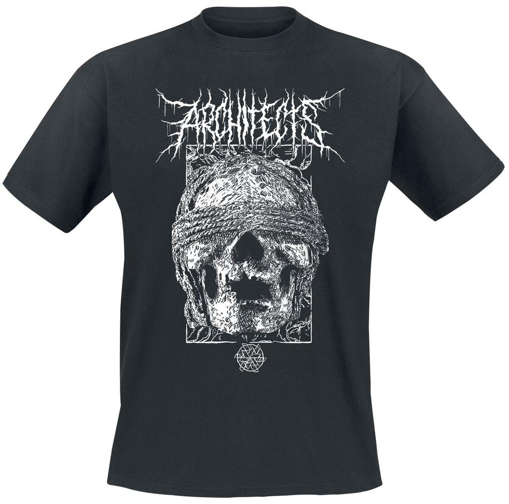 Pop Architects Graphic Cotton Band Shirt Unisex Summer Short Sleeve Fashion Brand Tee Luxury Casual Vintage