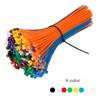 2.5×200mm Size 100Pcs/Bag Multicolor Slef-Locking Nylon Cable Tie Quickly Bundle Plastice Loop Wire Wrap Zip ties