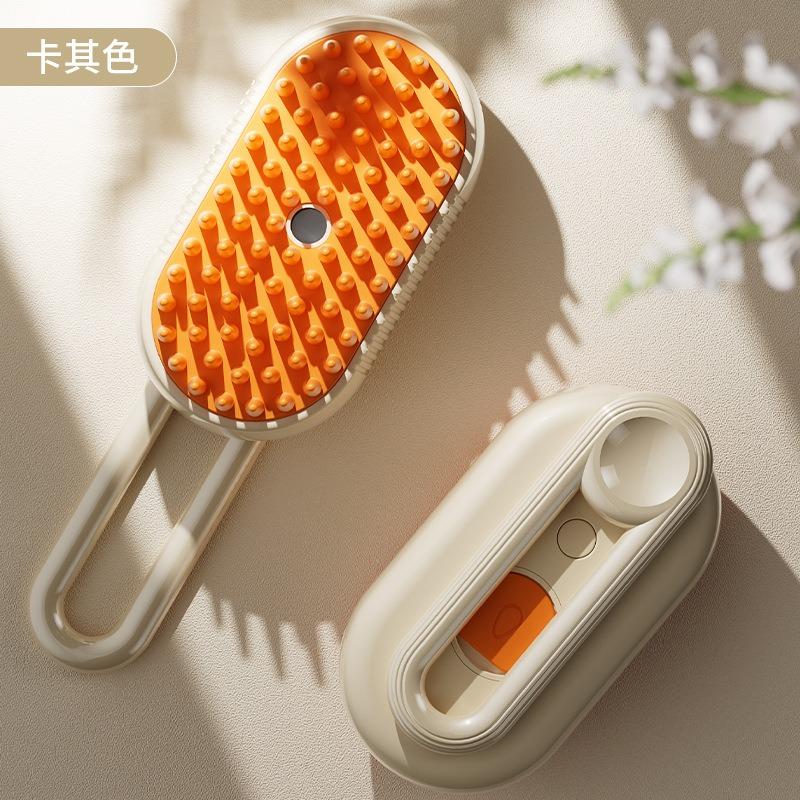 

Electric Pet Grooming Comb - Universal Spray Massage Brush for Cats and Dogs - Cat Hair Removal & Cleaning Supplies Wholesale хакі
